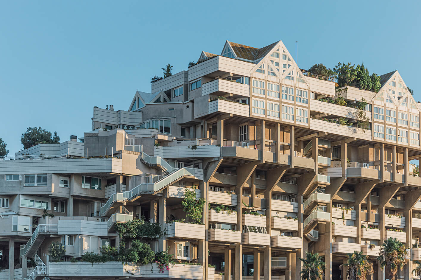 Imagen del edificio brutalista valenciano Espai Verd